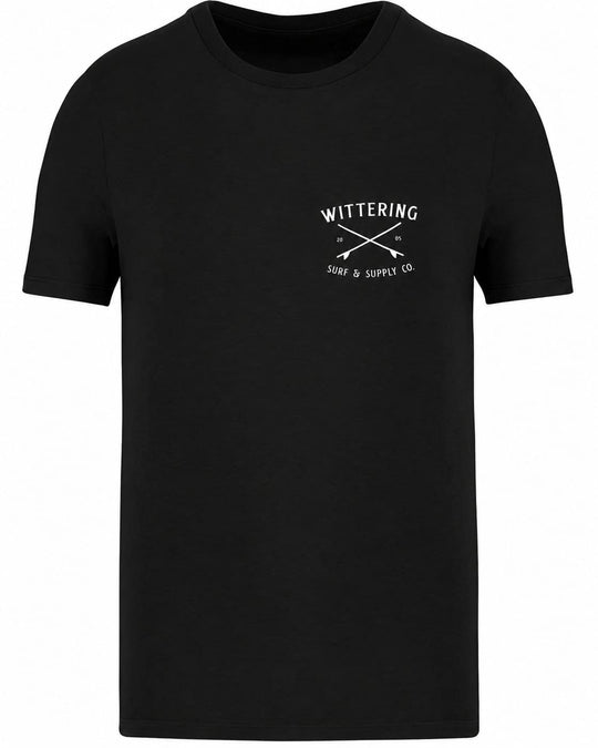 Wittering Surf Supply Co. - Mens T-Shirt Black