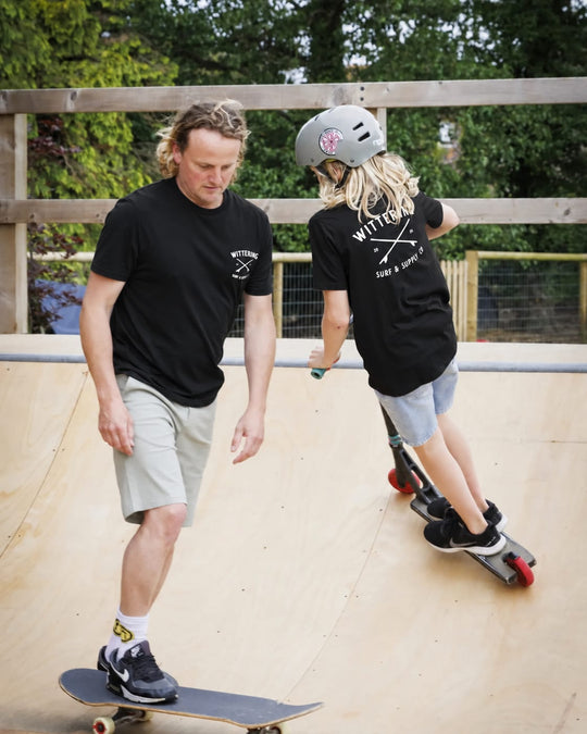Wittering Surf Supply Co. - Mens T-Shirt Black