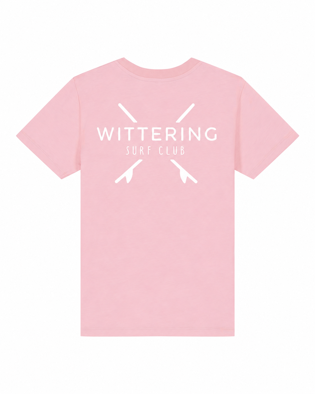 Kids Everyday Surf Club T-Shirt - Cotton Pink