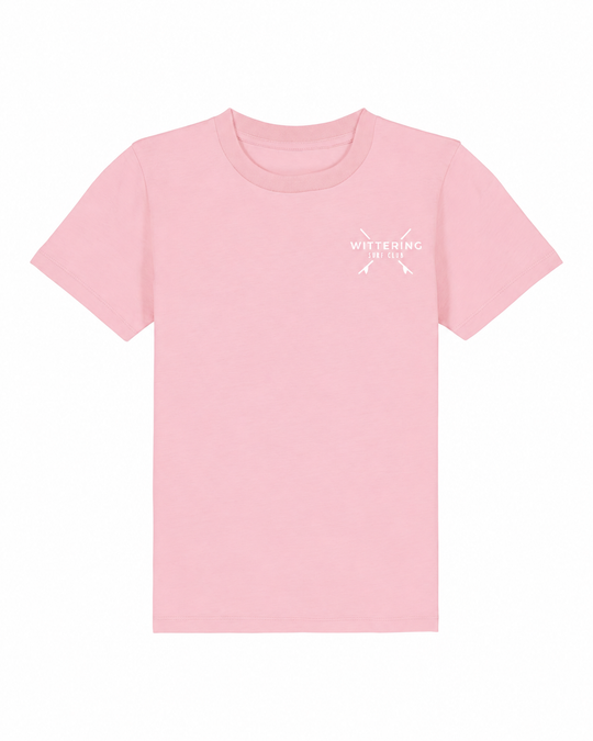 Kids Everyday Surf Club T-Shirt - Cotton Pink