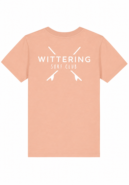 Kids Everyday Surf Club T-Shirt - Peach