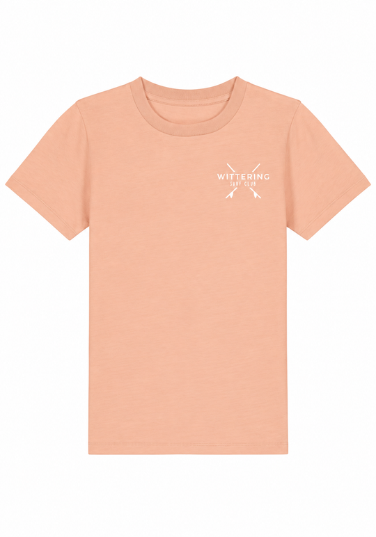 Kids Everyday Surf Club T-Shirt - Peach