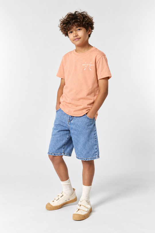 Kids Everyday Surf Club T-Shirt - Peach