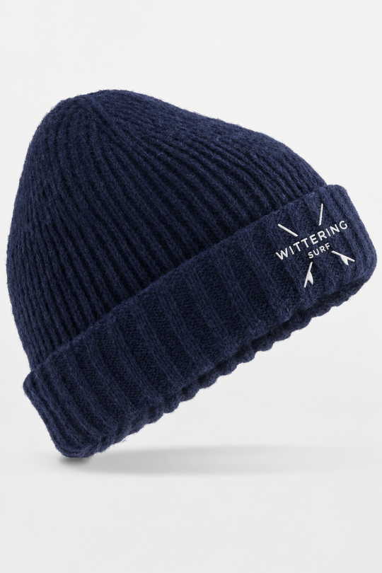 Embroidered Wittering Surf Aframe Beanie - 4 Colours
