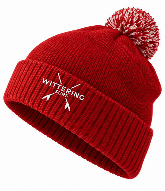 Kids Embroidered Grommet Cuffed Beanie - 3 Colours