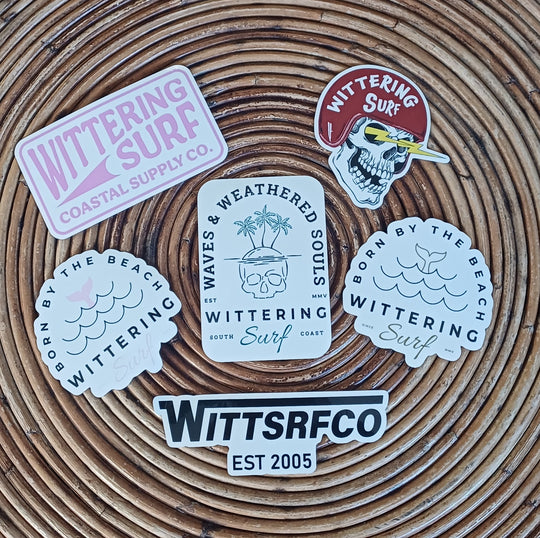 2026 Design Stickers - 6 Designs - Wittering Surf Shop