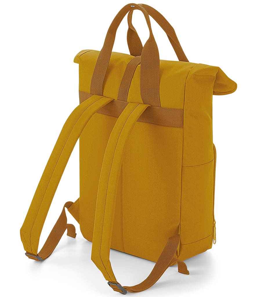 ROLL TOP BACKPACK - MUSTARD