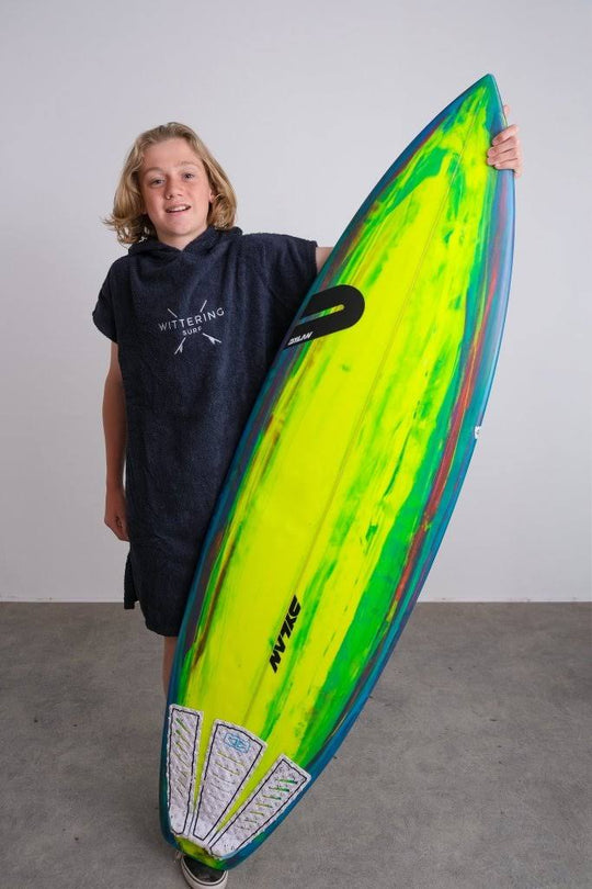 Wittering Surf Hooded Change Robe - Navy - 3 Sizes - Wittering Surf Shop