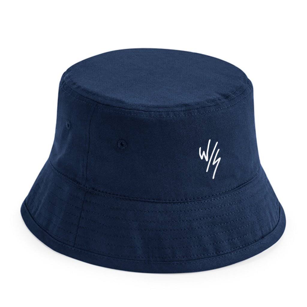 Kids Organic Cotton Embroidered Bucket Hat - 4 Colours - 2 Sizes - Wittering Surf Shop