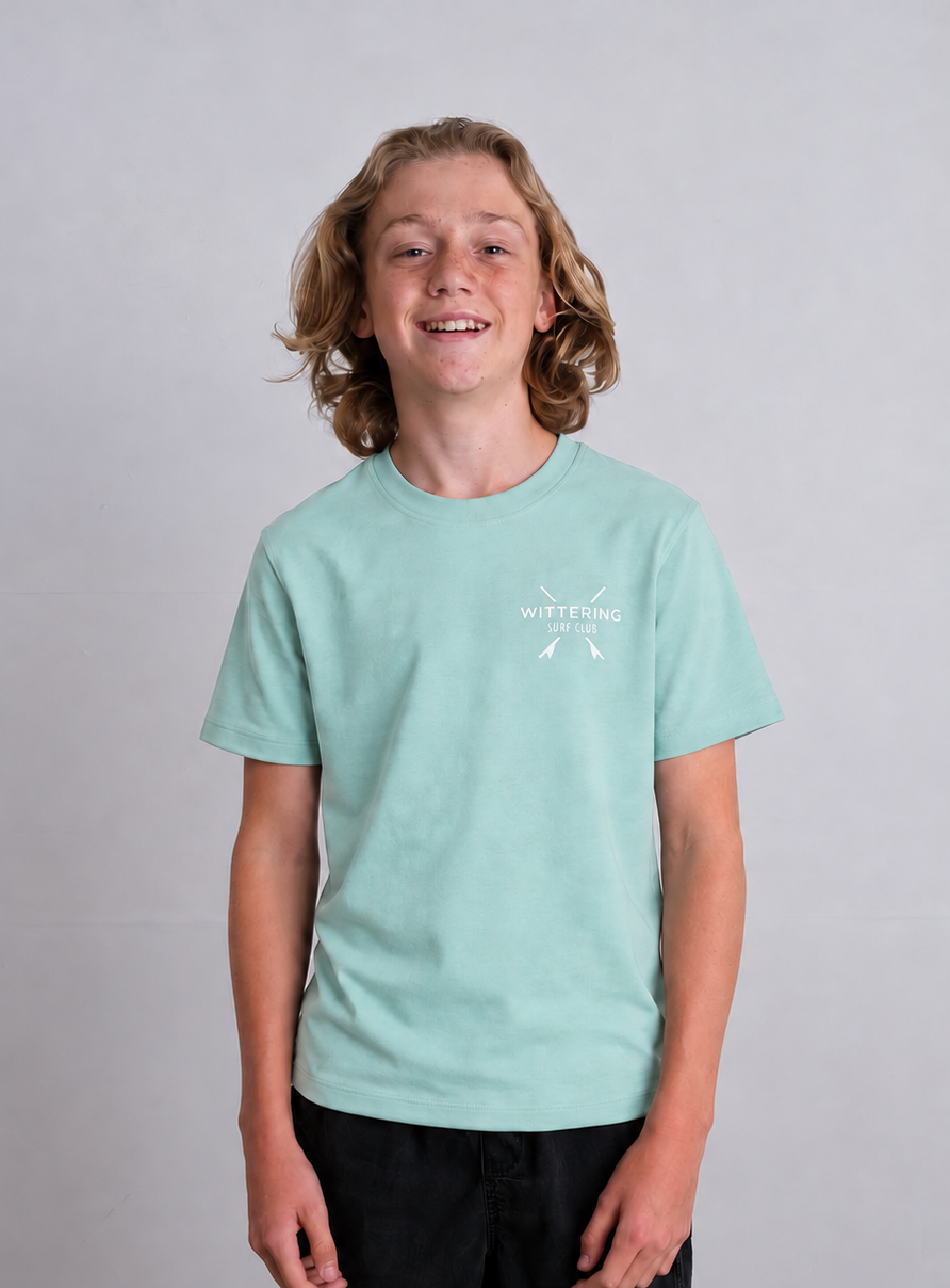 Kids Everyday Surf Club T-Shirt - Caribbean