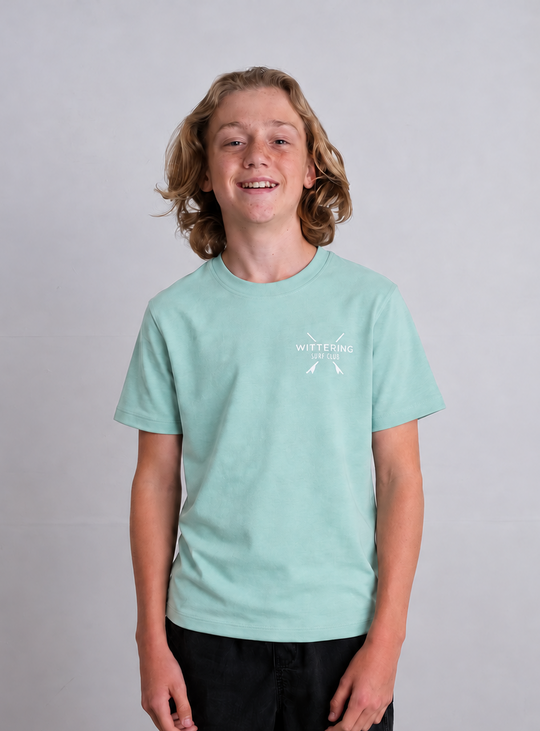 Kids Everyday Surf Club T-Shirt - Caribbean
