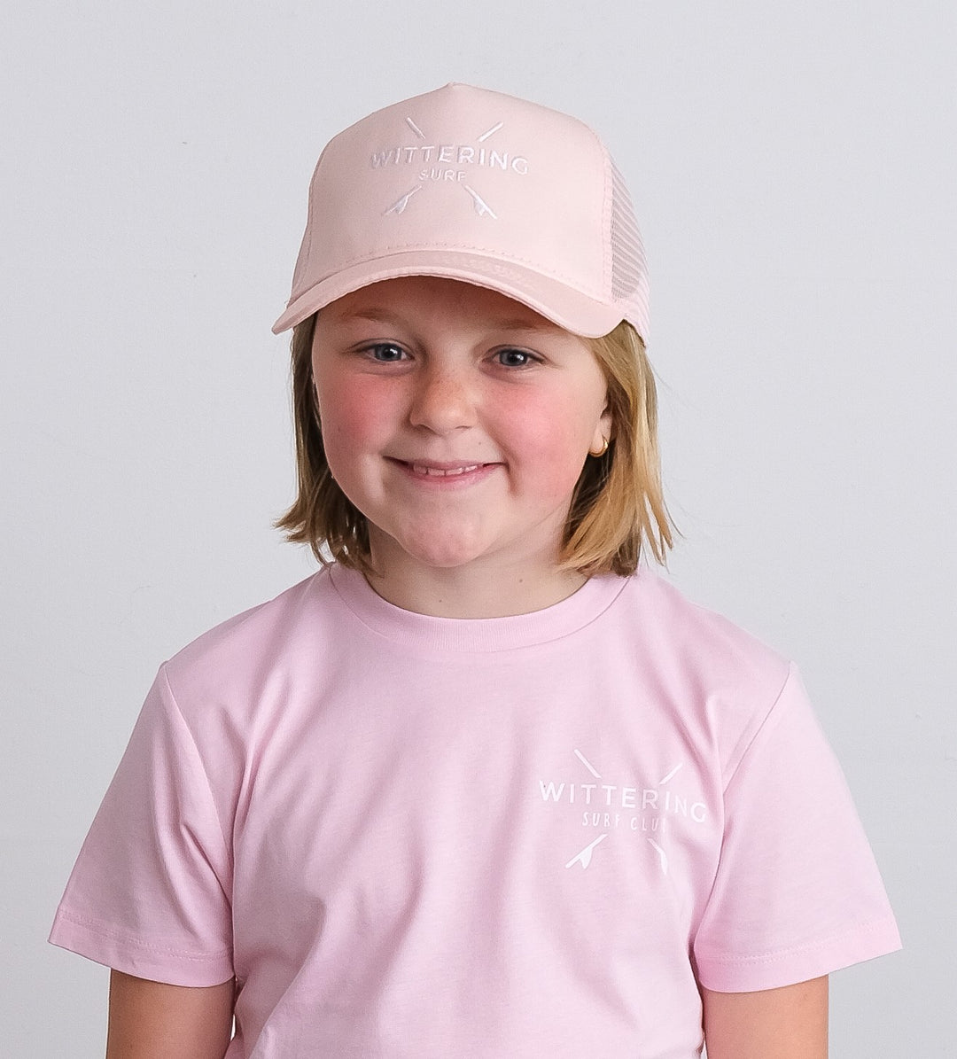 Kids Embroidered Snapback Trucker Cap - 4 Colours - Wittering Surf Shop
