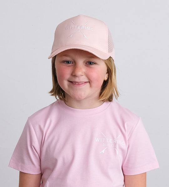 Kids Embroidered Snapback Trucker Cap - 4 Colours - Wittering Surf Shop