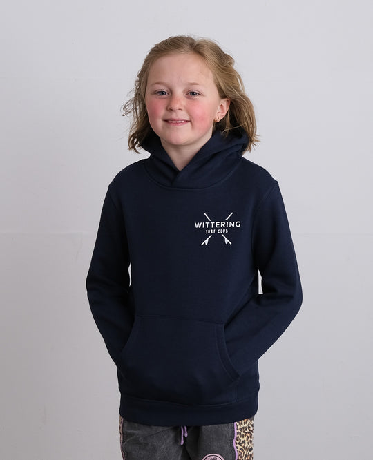 Kids Tide Hoodie - Navy Blue - Wittering Surf Shop