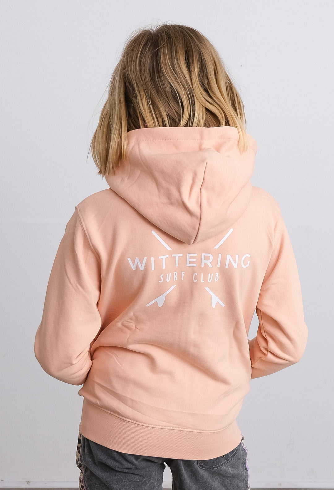 Kids Dory Hoodie - Fresh Peach - Wittering Surf Shop