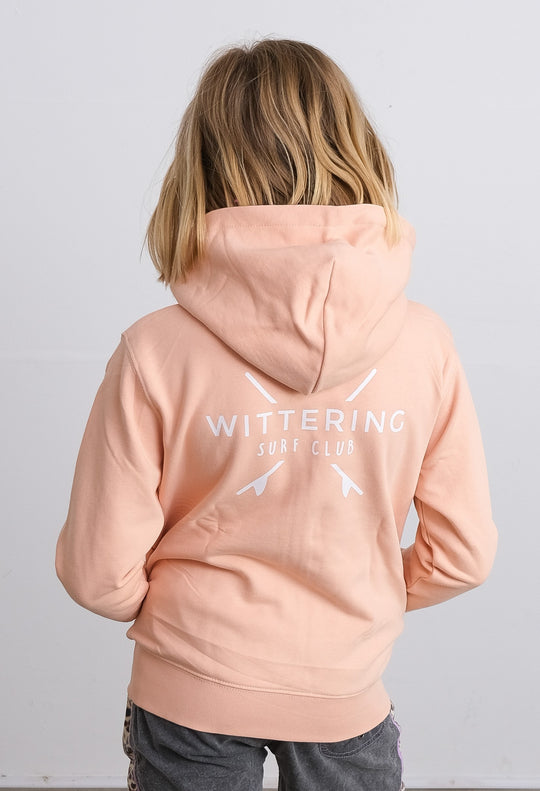 Kids Dory Hoodie - Fresh Peach - Wittering Surf Shop