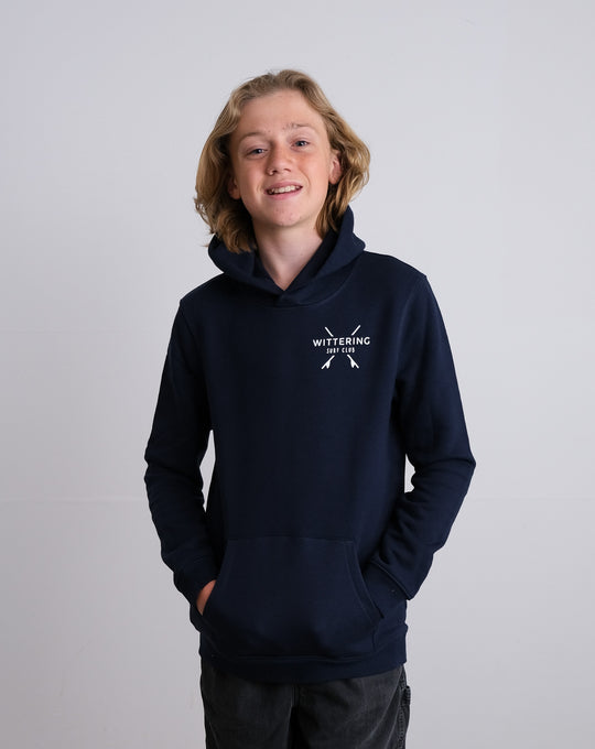 Kids Tide Hoodie - Navy Blue - Wittering Surf Shop