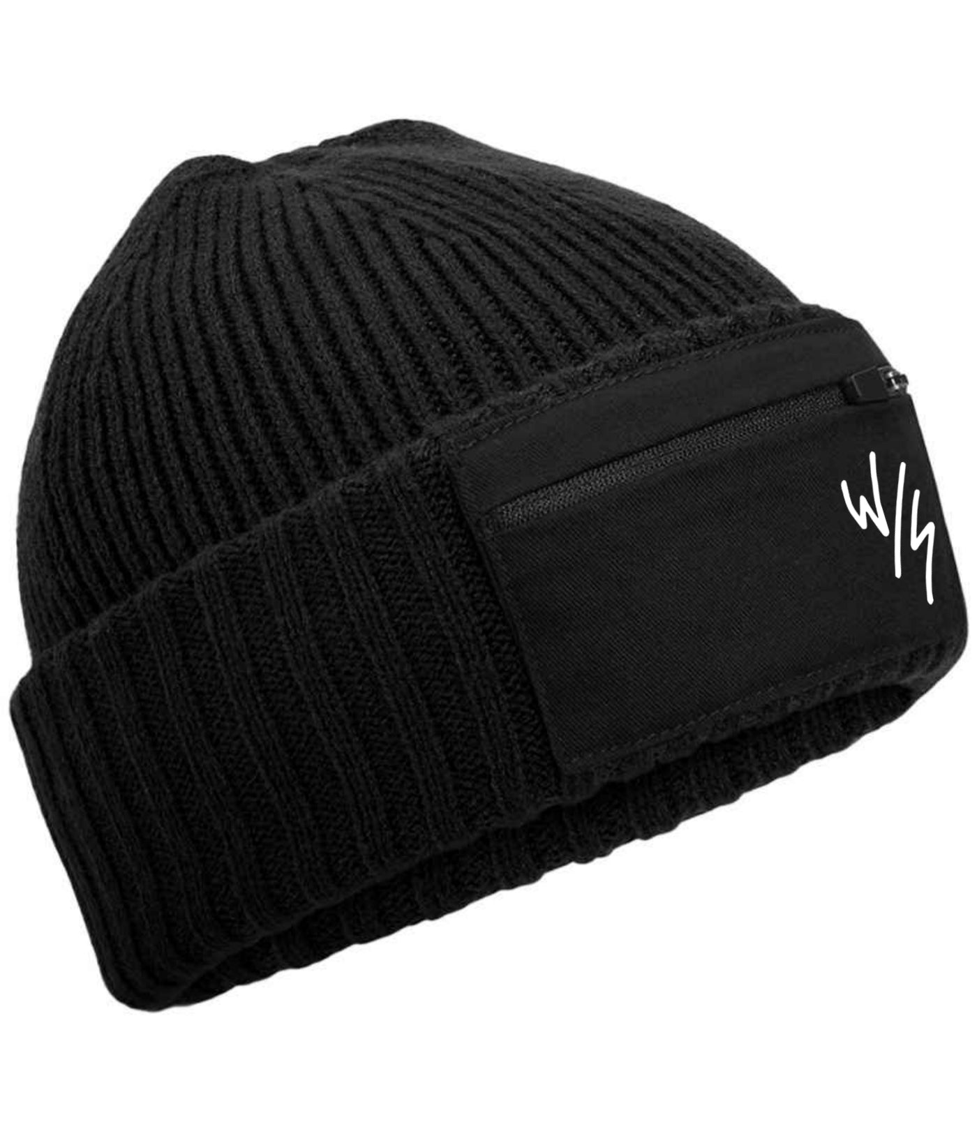 W/S ZIP FRONT POCKET BEANIE - 3 Colours