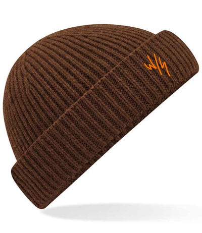 EMBROIDERED TRAWLER BEANIE - 5 COLOUR OPTIONS