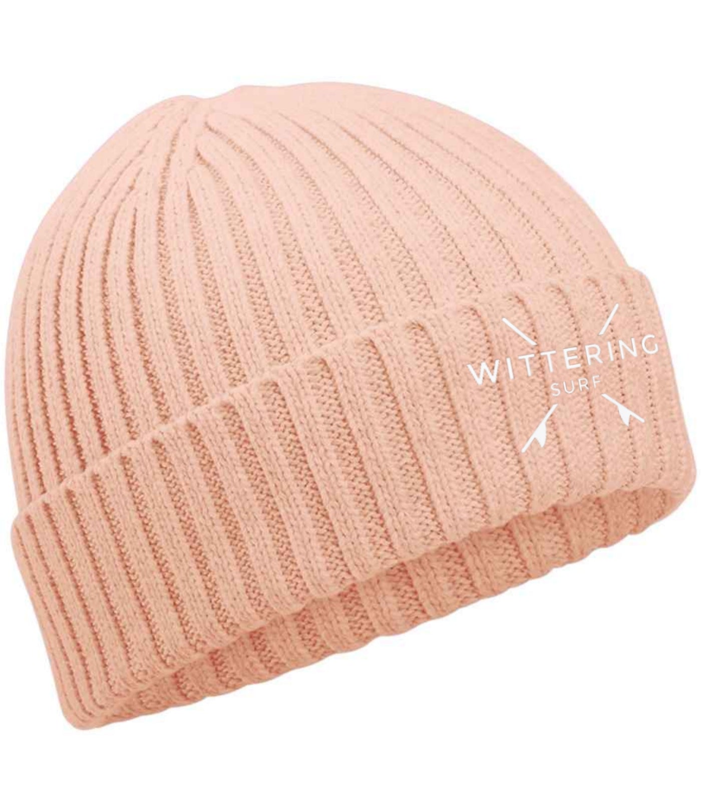 KIDS EMBROIDERED WINDSWELL ORGANIC COTTON BEANIE - 3 COLOURS