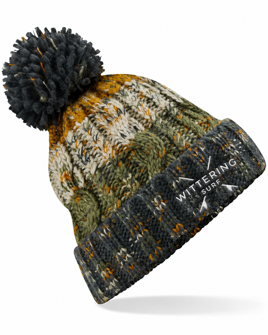 Embroidered Wittering Surf Quiver Beanie - 3 Colours