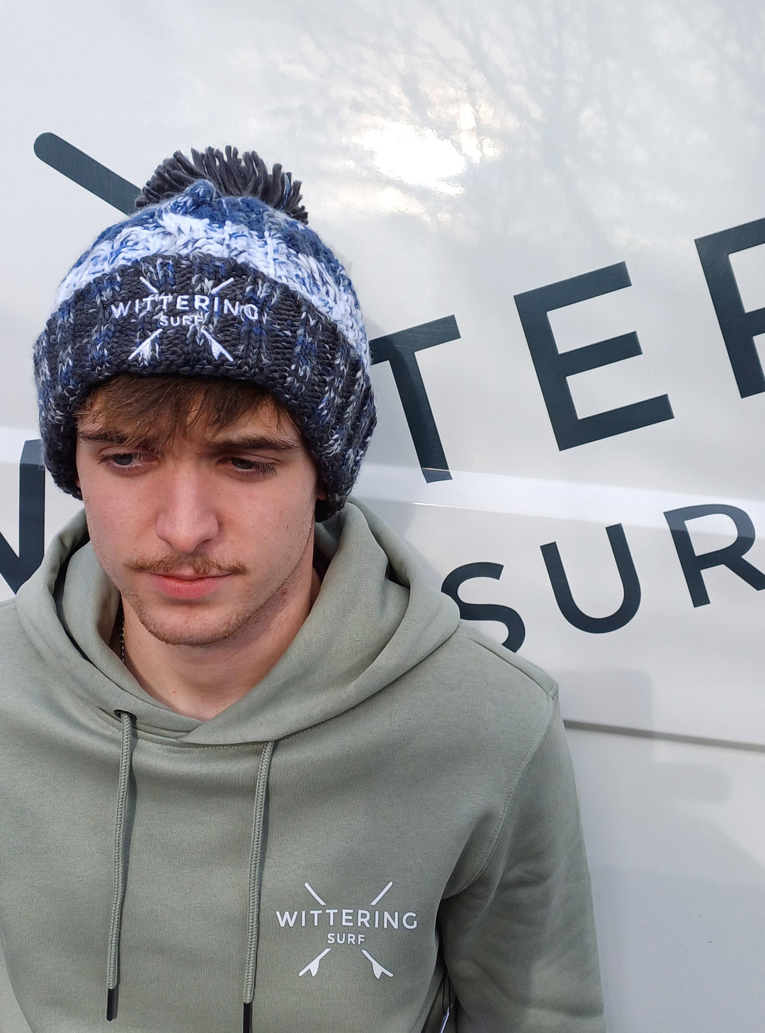 Embroidered Wittering Surf Quiver Beanie - 3 Colours