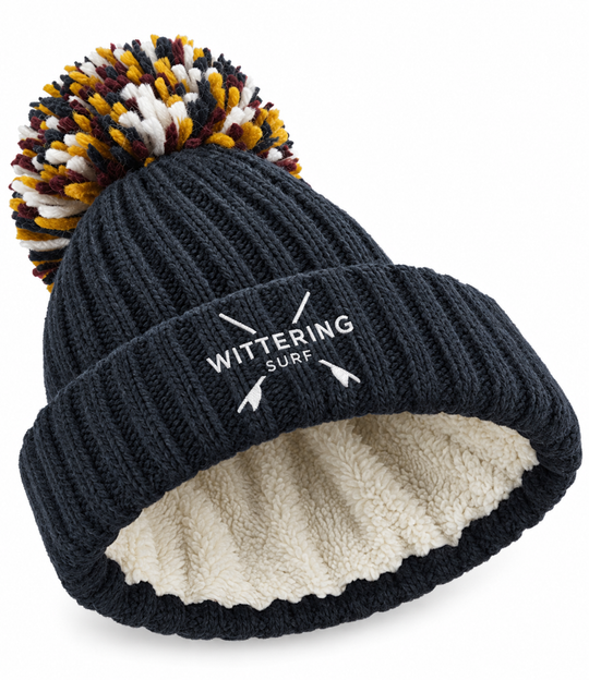 Embroidered Wittering Surf Stance Beanie - 3 Colours