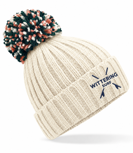 Embroidered Wittering Surf Stance Beanie - 3 Colours
