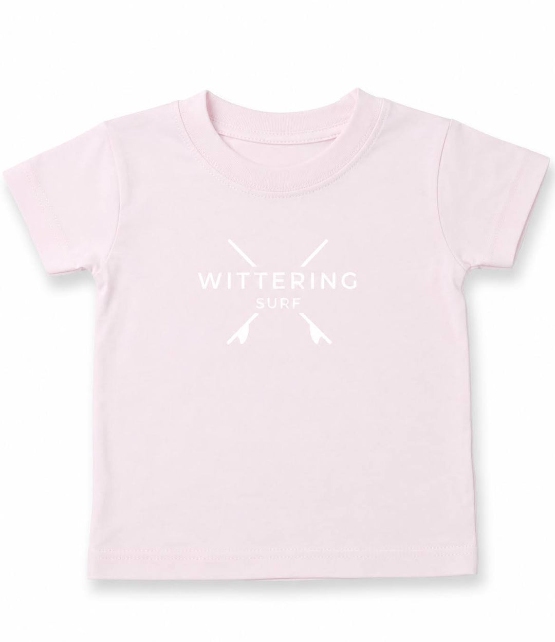 Toddler T-Shirt - Powder Pink - Wittering Surf Shop