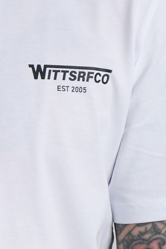 WITTSRFCO. T-SHIRT - WHITE