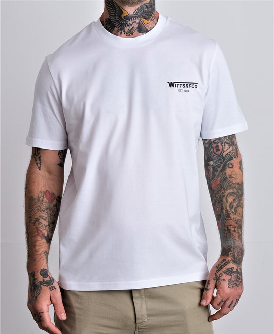 WITTSRFCO. T-SHIRT - WHITE