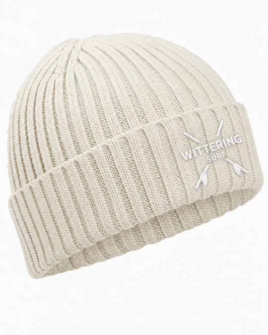 Kids Embroidered Windswell Organic Cotton Beanie - 3 Colours