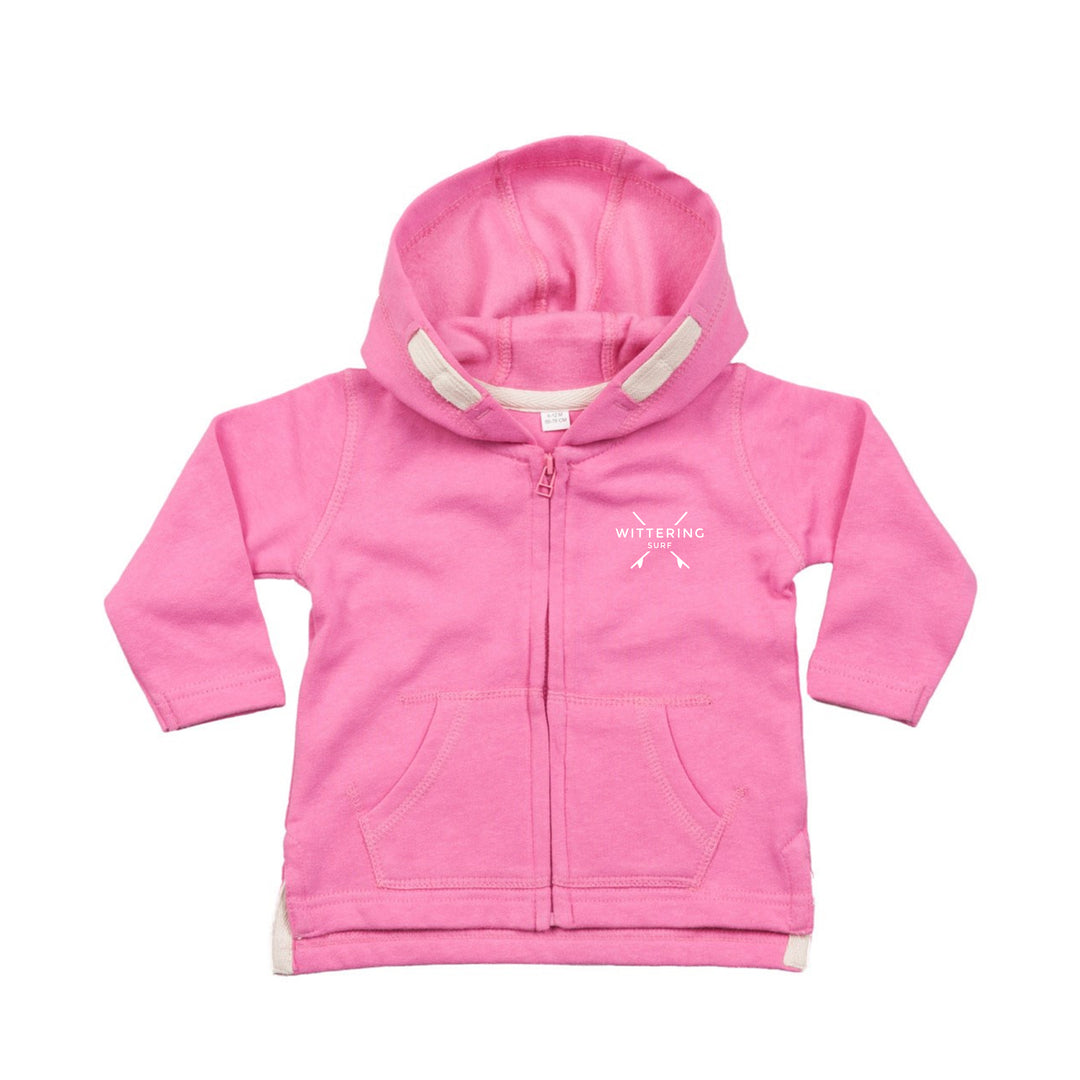 TODDLER ZIP HOODIE CANDY PINK