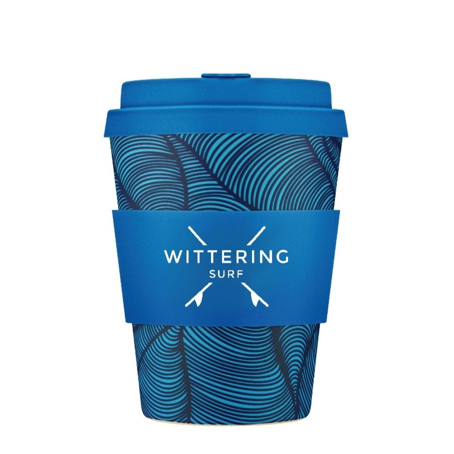 Wittering Surf Reusable Takeaway Cup - Blue Shell